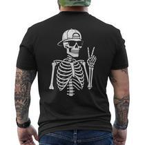 Kon Aki Chainsaw Hand Sign Men's T-shirt Back Print - Thegiftio