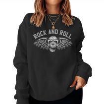 Sudadera Rock And Roll Con Diseño De Manga, Retro, Trendy, Music