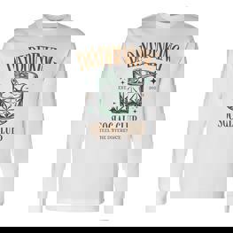 Daydrinkingocial Club Day Drinking Cocktail Malle Back Langarmshirts - Seseable
