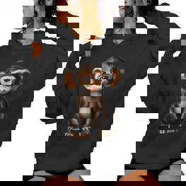 Monkey For Children And Fun Kapuzenpullover für Damen - Seseable