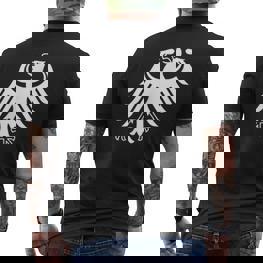 Germany Old German Coat Of Arms Eagle T-Shirt mit Rückendruck - Seseable