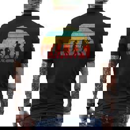 Guitar Retrointage Guitarist Evolution Musician T-Shirt mit Rückendruck - Seseable