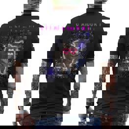 Oiiaa Oiiaa Cat Brain Rediralpinning Cat Meme T-Shirt mit Rückendruck - Seseable