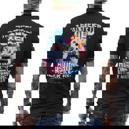 Talented Gamer Gaming Gamer Consoleideo Games T-Shirt mit Rückendruck - Seseable
