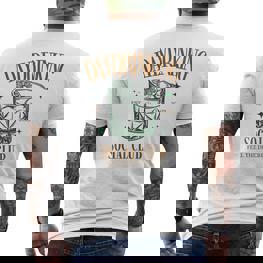 Daydrinkingocial Club Day Drinking Cocktail Malle Back T-Shirt mit Rückendruck - Seseable