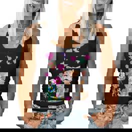 Springummerummer Time Flowers Garden Pet Cat Child Tank Top Frauen - Seseable