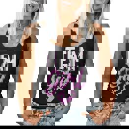 Team Girls' Gender Reveal Tank Top Frauen - Seseable