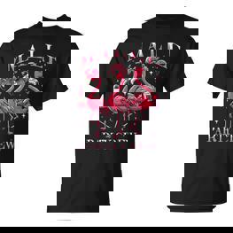 Malle Party Crew Group Flamingo Mallorca Party T-Shirt - Seseable