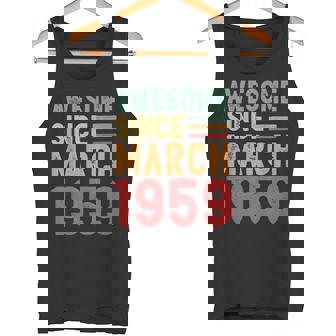 1959年3月から素晴らしい70歳の誕生日プレゼント。 タンクトップ - Kawaiitshirt