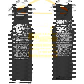 1965年 12月座 誕生日ギフト Born 12月agitarius タンクトップ - Kawaiitshirt