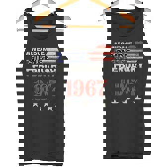 1967年以来素晴らしいヴィンテージアメリカ国旗クラシック1967年2月。 タンクトップ - Kawaiitshirt