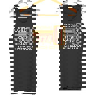 1974 誕生日 カセットテープ ヴィンテージ レトロ 1974 タンクトップ - Kawaiitshirt