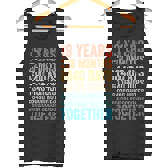 19年目の記念日 彼 彼女 カップル 19回目の結婚 タンクトップ - Kawaiitshirt