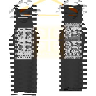 4 森 サルデーニャ 旗 サルデーニャ ギフト ローマ風 タンクトップ - Kawaiitshirt