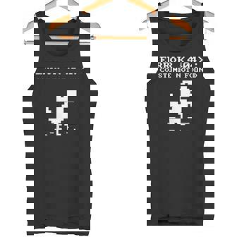 404 エラーコスチューム Not Found シャツ 面白い ハロウィン インターネット タンクトップ - Kawaiitshirt