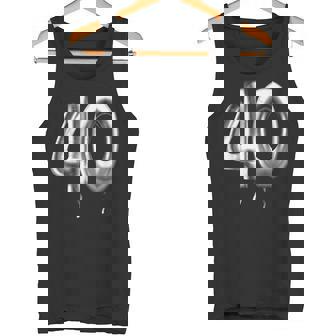 40歳の誕生日バルーン装飾バルーン40年目 タンクトップ - Kawaiitshirt