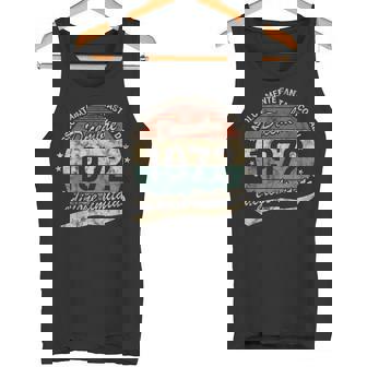 50 Years Absolutely Fantastic Birthday 1972年12月 タンクトップ - Kawaiitshirt