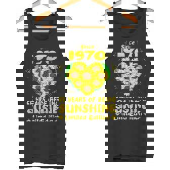 55歳の誕生日 サンシャイン55年 ひまわり好き 1970年生まれ タンクトップ - Kawaiitshirt