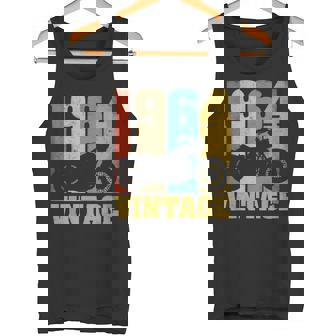 61 歳の誕生日バイカーギフトtシャツ-ヴィンテージ1964バイク タンクトップ - Kawaiitshirt