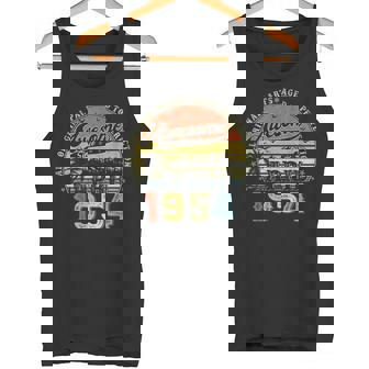 70歳 誕生日プレゼント 男性用 1954年4月 誕生日 ヴィンテージ タンクトップ - Kawaiitshirt