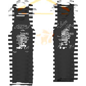 7Cats やんのかステップねこ（三毛猫ver） タンクトップ - Kawaiitshirt