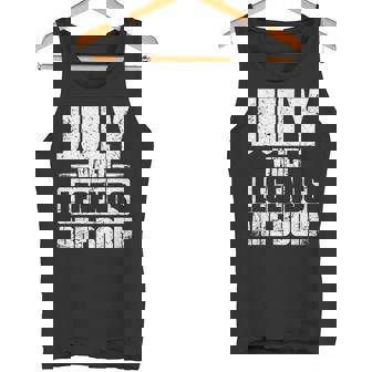 7月 伝説が生まれるとき 誕生月デザイン タンクトップ - Kawaiitshirt