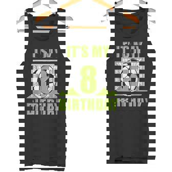 8 Años De Edad Fútbol 8º Cumpleaños Jugador Niños B-Day Party Camiseta sin mangas - Regaloses