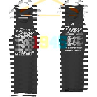 80歳クラシック1945年限定版レトロ80歳の誕生日 タンクトップ - Kawaiitshirt
