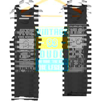 93歳の誕生日ギフト 男性用 93歳 ヴィンテージ お父さん 1927 タンクトップ - Kawaiitshirt