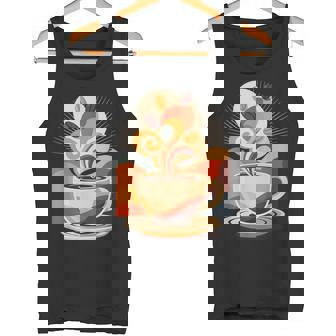 Abstracto Café Taza Granos Cafeína Espresso Barista Camiseta sin mangas - Regaloses