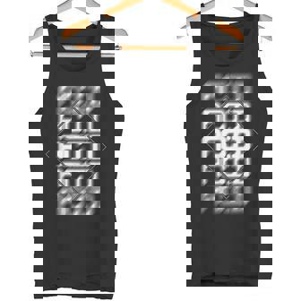 Acid House Trippy Blurry Techno Rave Edm ミュージックフェスティバル タンクトップ - Kawaiitshirt