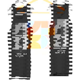 Acid Jazz ヴィンテージジャズミュージックバンド ミニマルtシャツ タンクトップ - Kawaiitshirt