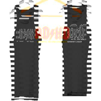 Adhd おもしろい Hey Look Aquirrel Adhd タンクトップ - Kawaiitshirt