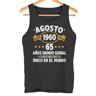 Agosto 1960 65 Años Hombre Cumpleaños Regalo Agosto 1960 Camiseta sin mangas - Regaloses