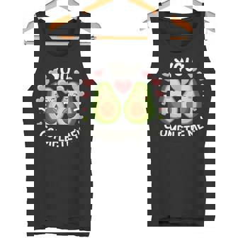 Aguacate Tú Completo Me Corazones Amor Camiseta sin mangas - Regaloses