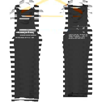 Aim-120 Amraam 空対空ミサイルの図 タンクトップ - Kawaiitshirt