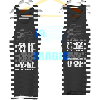 Aiマジック リアルロボットテック 未来 デジタルマインド タンクトップ - Kawaiitshirt