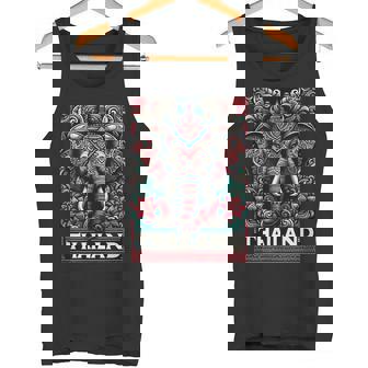 Amezing タイチャン 美しい象 タイ柄 タンクトップ - Kawaiitshirt