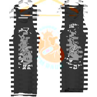 And I'm Back 生き残り バイパス 心臓発作 サバイバー 心臓 タンクトップ - Kawaiitshirt