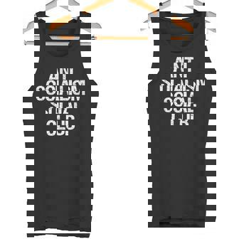 Antiocialisme Clubocial Parodie Politique Humour Débardeur e - Cadeauxyz