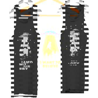 Area 51 Ufoハンターtシャツ エイリアン誘拐 I Want To Believe タンクトップ - Kawaiitshirt
