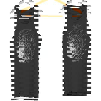 Astronauta Agujero Negro Perdido En El Espacio Ilustración Universo Camiseta sin mangas - Regaloses