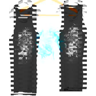 Astronautes Et Aliens Nageant Dans L'espace Univers Graphique Cool Débardeur e - Cadeauxyz