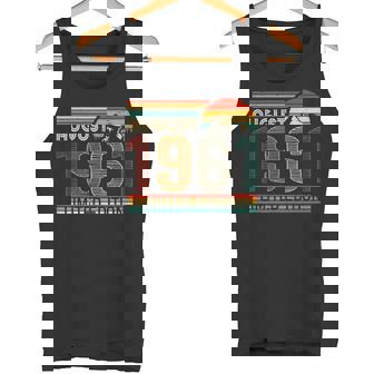 August 1961 Limited Edition Classic 1961Intage Birthday タンクトップ - Kawaiitshirt