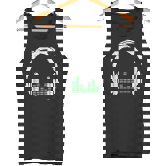 Auriculares Música Electrónica Techno Hub Musica Tecno Camiseta sin mangas - Regaloses