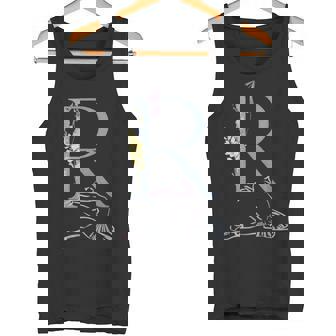 Balla バレリーナ イニシャル 名 R ダンス モノグラム バレエ タンクトップ - Kawaiitshirt