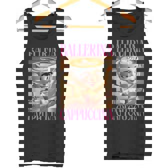 Ballerina Cappuccina Italian Brain Red Meme S Tank Top - Seseable