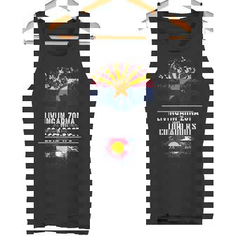 Bandera De Árbol De Arizona Home Colorado Roots Regalo De Amor Camiseta sin mangas - Regaloses
