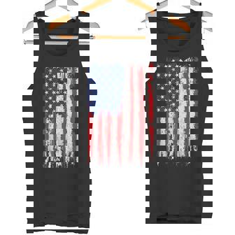 Bandera De Estados Unidos 4 De Julio Americano Rojo Blanco Azultartripes 4 Día Camiseta sin mangas - Regaloses