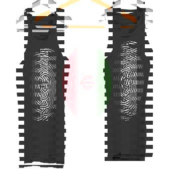 Bandera De Irán Con Huellas Dactilares Y Raíces De País Camiseta sin mangas - Regaloses